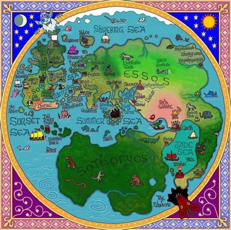 Now you know where Asshai is located! And Qarth! | Carte de game of ...