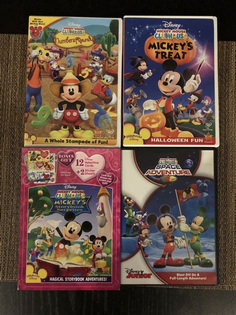 DISNEY MICKEY MOUSE CLUBHOUSE DVD LOT Of 4 | Grelly USA