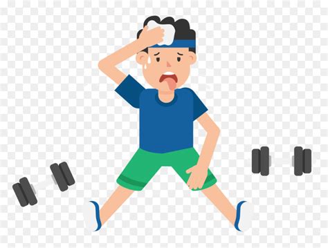 Animation Vector Exercise - Workout Cartoon Png, Transparent Png - vhv