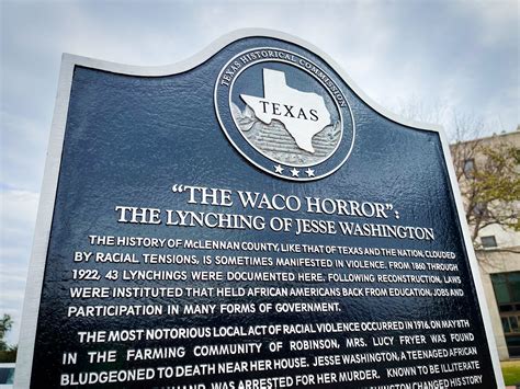 Waco places marker in honor of Jesse Washington - The Baylor Lariat