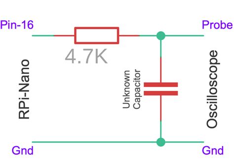 Measure a capacitor using an oscilloscope - 0x9900