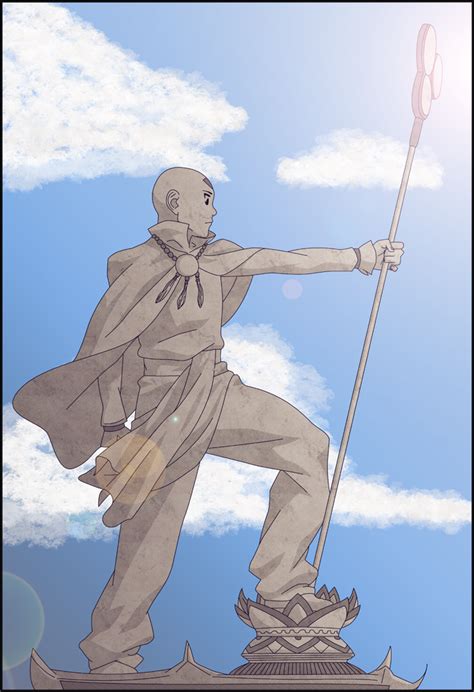 Legend of Korra - Aang Statue by LordSarito on DeviantArt