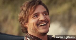 Nicolas Cage Pedro Pascal Car Scene on Make a GIF