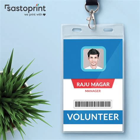 Volunteer Card in Nepal | ID Card Holder,Volunteer Card - Sastoprint Nepal