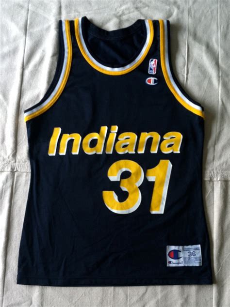 Indiana Pacers Reggie Miller Champion Jersey 1990's NBA