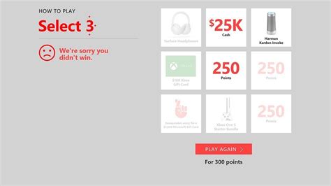 Microsoft Rewards' Select 3 lets you gamble away points to win big ...