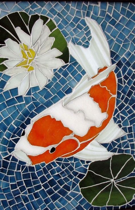 Mosaic fish | Mosaic crafts, Mosaic art, Mosaic garden art