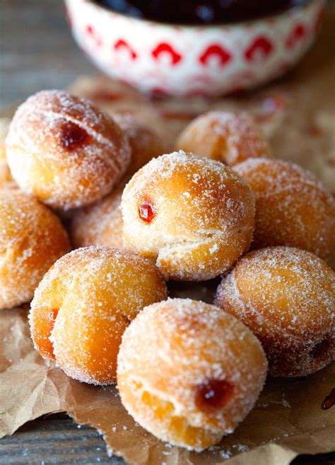 Jelly Filled Donut Holes | Recipe | Filled donuts, Homemade donuts recipe, Homemade donuts