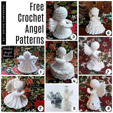 Free Crochet Angel Patterns • Oombawka Design Crochet