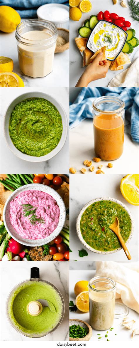 40+ Healthy Homemade Sauces, Dressings, and Dips • Daisybeet