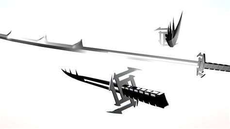 3D Zangetsu fullbring bankai sword rework by MakingAnEffort on DeviantArt