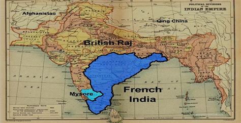 French East India Company Map