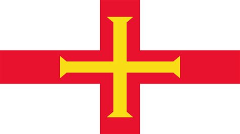 Guernsey, Channel Islands Flag : r/vexillology