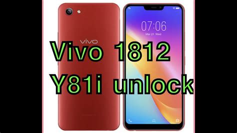 Vivo Y81i/ vivo 1812 unlock /How to Remove Pattern and password unlock ...