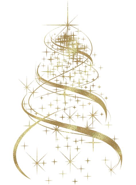 Christmas tree Christmas decoration Scalable Vector Graphics - Transparent Golden Christmas Tree ...