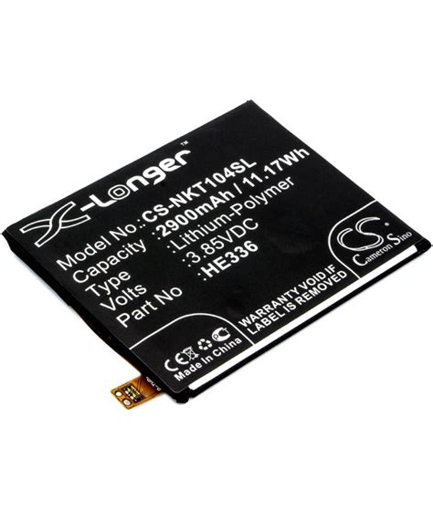 3.85V 2.9Ah Li-Polymer battery for Nokia 5 Dual SIM - Batteries4pro