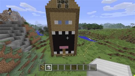 Minecraft monster house tutoril THERES A PE‘,S!!! LOL!!!!!! - YouTube