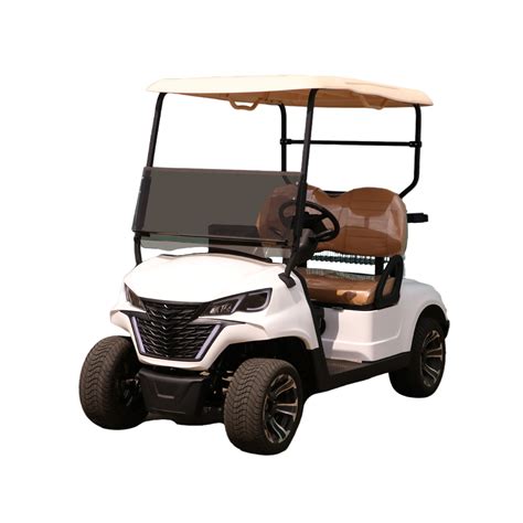 2-Seater Forward Electric Golf Cart (White) - Electric Eagle