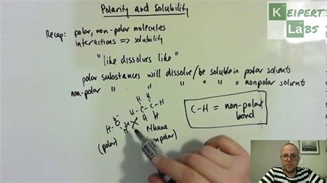 Polarity and Solubility - YouTube