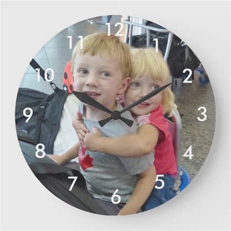 Custom Photo Clock | Zazzle