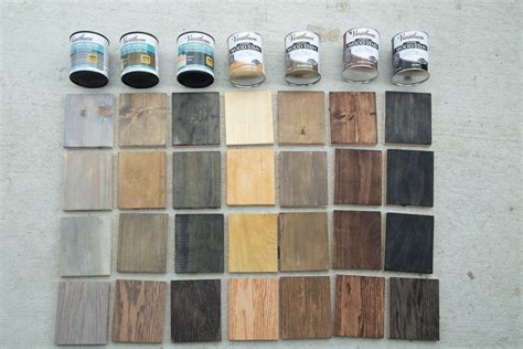 How Different Stains Look on Different Wood - Love & Renovations | Staining wood, Dark wood ...