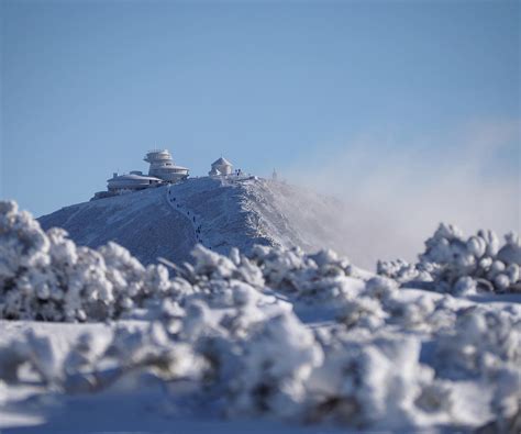 Śnieżka peak 1603m is a mountain on the border between the Czech Republic and Poland, the most ...