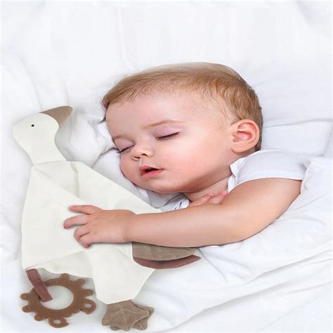 Baby Sleeping Toys Stuffed Plush Animal Cartoon Swan Soothe - Orbisify.com