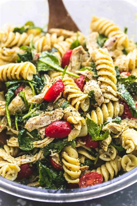 pesto chicken pasta salad real simple