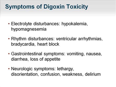 PPT - The Implication of Digoxin Toxicity PowerPoint Presentation, free ...