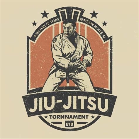 Entry #15 by ajaria420 for Vintage Jiu Jitsu Tournament Poster | Freelancer