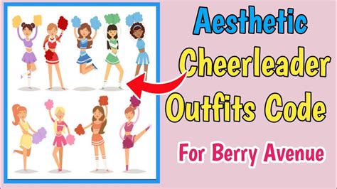 Aesthetic Cheerleader Outfits Codes For Berry Avenue (2024) l Best Cheerleader Outfits - YouTube