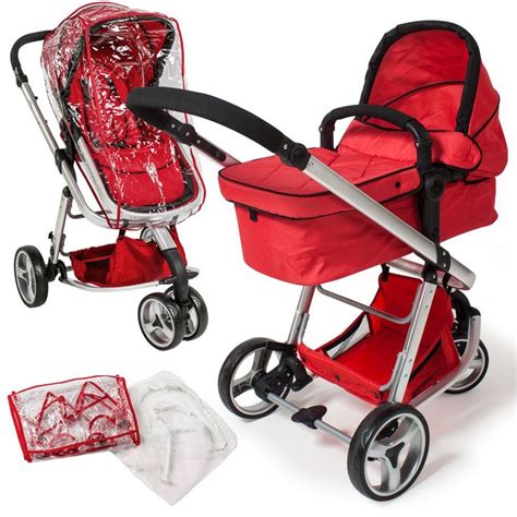 TecTake 3 en 1 Sillas de paseo coches carritos para bebes convertible ...