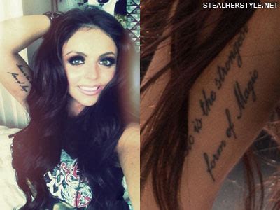 Jesy Nelson's Tattoos & Meanings | Steal Her Style