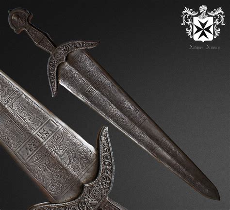 16th Century Italian Cinquedea Dagger