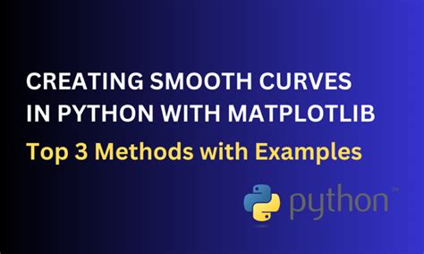 Plotting Smooth Curves in Matplotlib: 3 Effective Methods | CodeForGeek