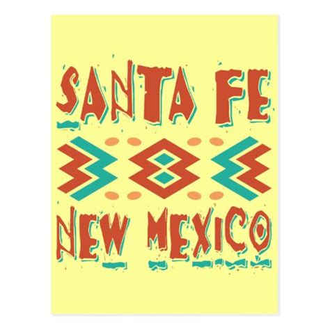 Santa Fe Postcards & Postcard Template Designs | Zazzle
