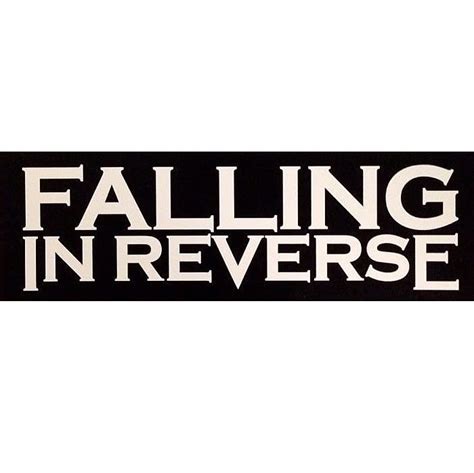 FALLING IN REVERSE Ltd Ed New RARE Band Logo Sticker! Metal | Reverb