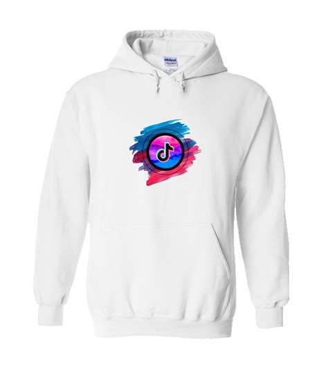 Tiktok Logo Colorful Hoodie