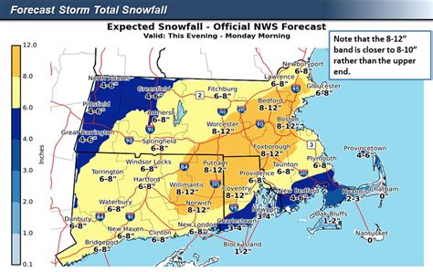 Projected snowfall totals increase for parts of Massachusetts as winter storm rolls in ...