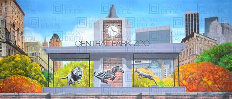 Central Park Zoo Projected Backdrops - Grosh Digital