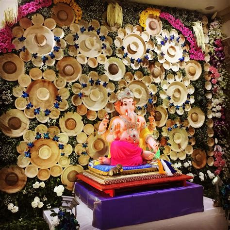 25 Ganpati Decoration Ideas At Home - 15th is Beautiful - Live Enhanced