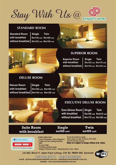 Room promotion | Dynasty Hotel