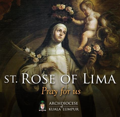 St. Rose of Lima, pray for us! Catholic Religion, Catholic Saints ...