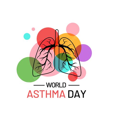 Asthma Day Clipart Transparent PNG Hd, World Asthma Day Line Internal Organs, World, Asthma Day ...
