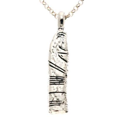 Ogham Pendant Heavy - Handmade Celtic Jewelry