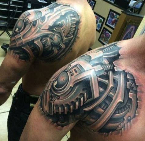 Robotic Shoulder Tattoo