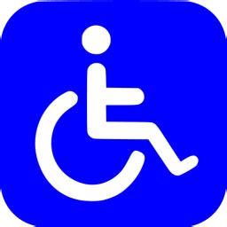 Blue accessibility icon - Free blue accessibility icons