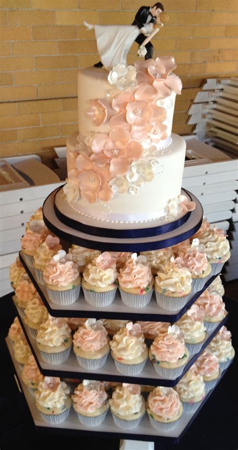 Wedding Cupcake Tower - CakeCentral.com