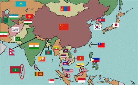 Asian Flags Asian Flags Asia Map Map – Otosection