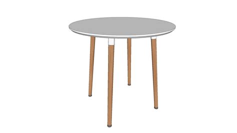 OFM 161 Collection Mid Century Modern 32' Round Dining Table | 3D Warehouse